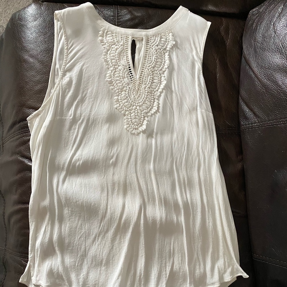 Pale Sky Blouse EUC